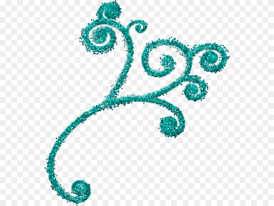 Glitter Swirl, Accessories, Turquoise, Earring, Jewelry Free Png