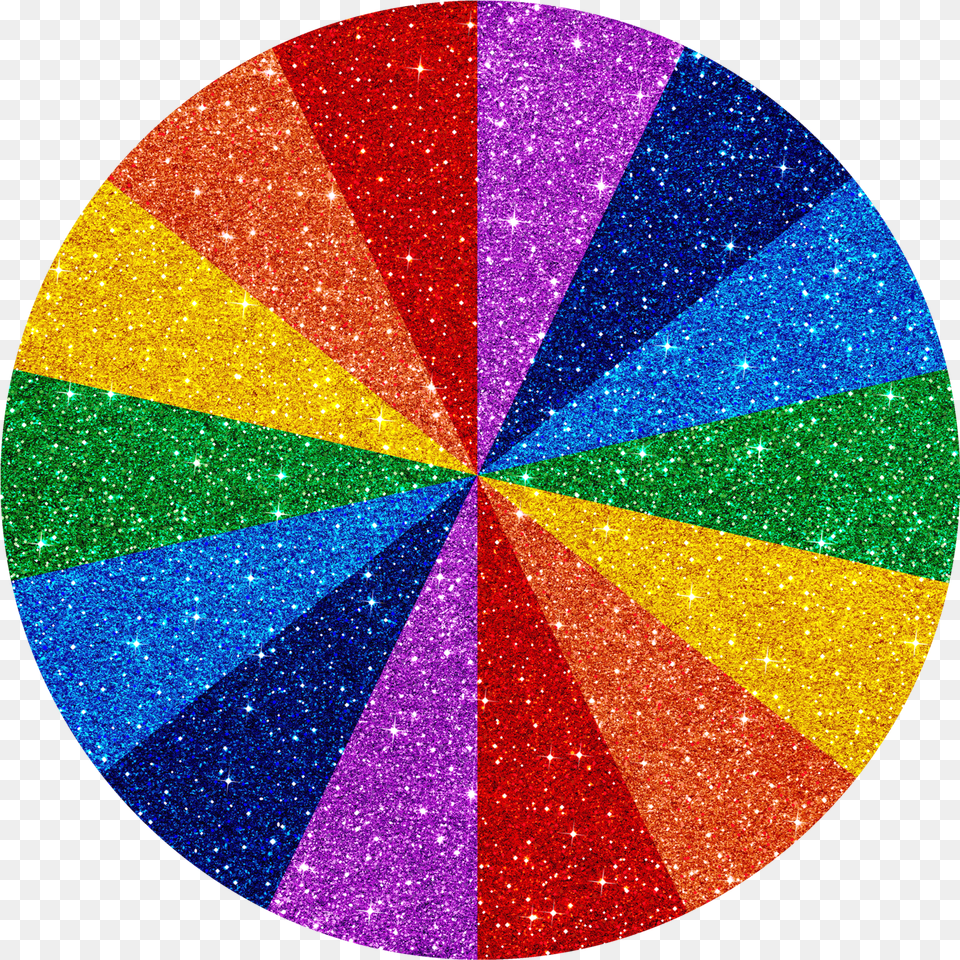 Glitter Swirl Glitter Pie Chart Rainbow Circle Glitter Rainbow Circle Free Png