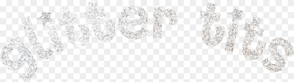 Glitter Tits Siliver Bling Bling, Text Free Png