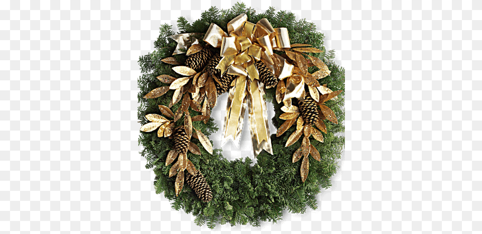 Glitter U0026 Gold Wreath Wreath Free Png