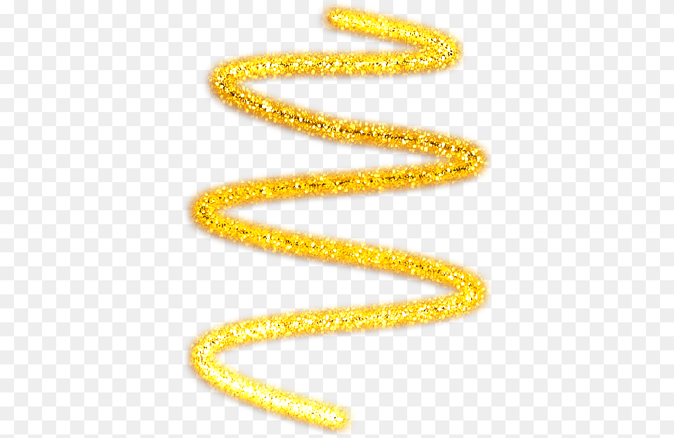 Glitter Yellow Sparkle Glitzer Light Photo Editing Picsart Background, Coil, Spiral, Animal, Reptile Free Png