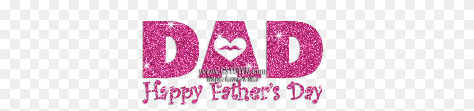 Glittering Dad Happy Fatheru0027s Day Iron Happy Birthday, Purple, Glitter, Disk, Text Free Png