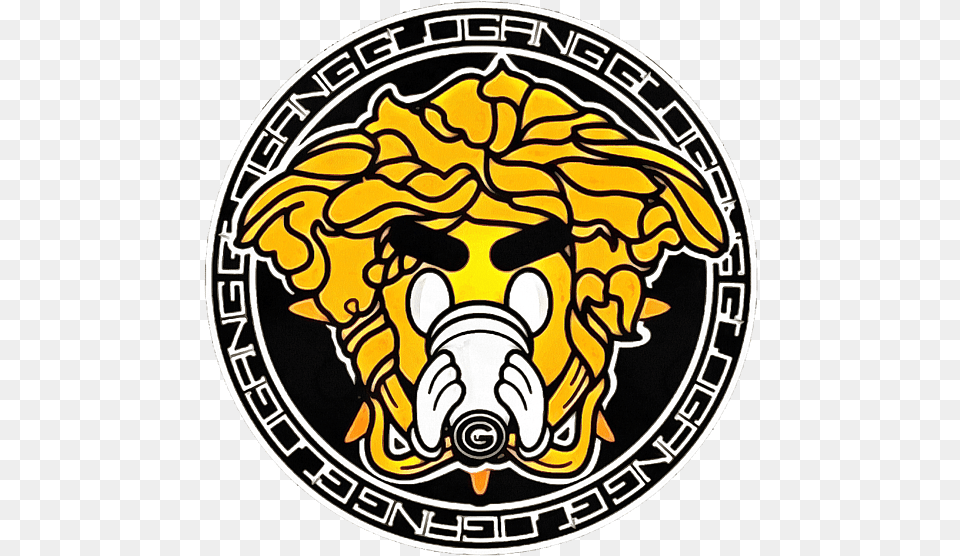 Glo Gang Versace Logo, Emblem, Symbol, Animal, Mammal Free Png