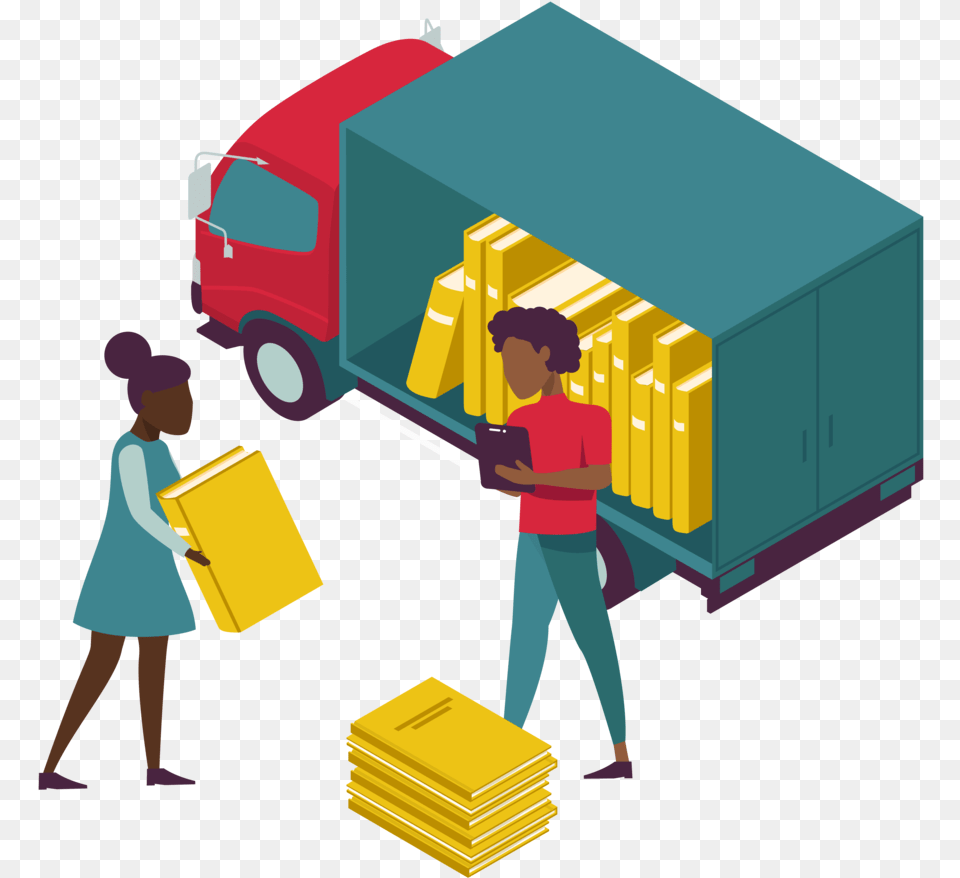 Global Book Alliance Illustration, Box, Adult, Person, Woman Png Image