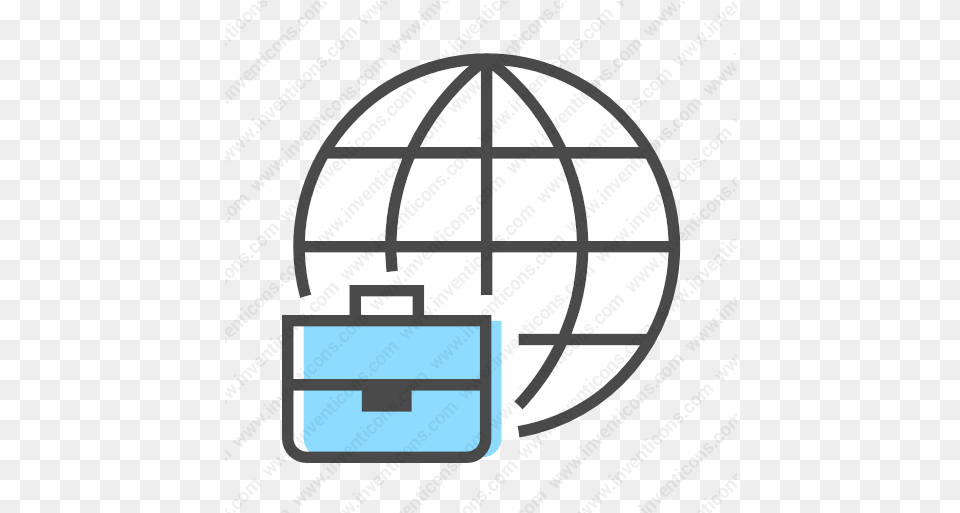 Global Business Vector Icon For Basketball, Bag, Accessories, Handbag, Photography Png Image