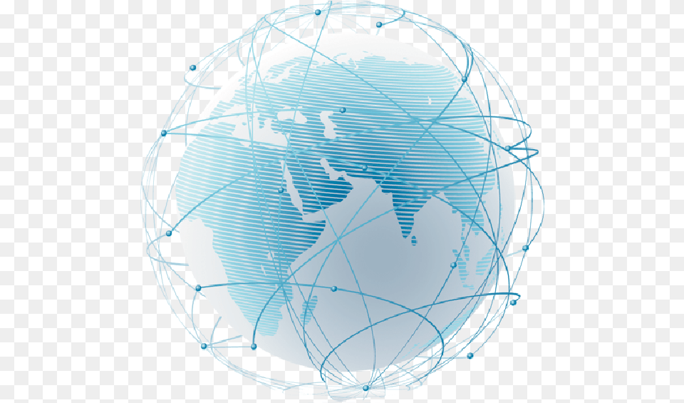Global Compatability Amp Connectivity Connected Globe Transparent, Astronomy, Outer Space, Planet, Sphere Png Image