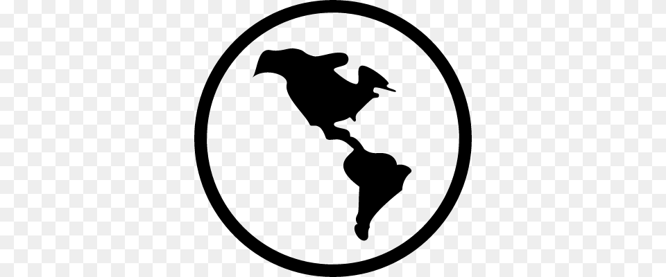 Global Earth Globe Symbol With Americas Shape Vector Browser White Icon, Gray Png
