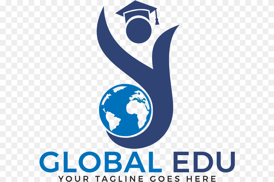 Global Education Logo Design Graphic Design, Advertisement, Poster, Text, Symbol Free Png Download