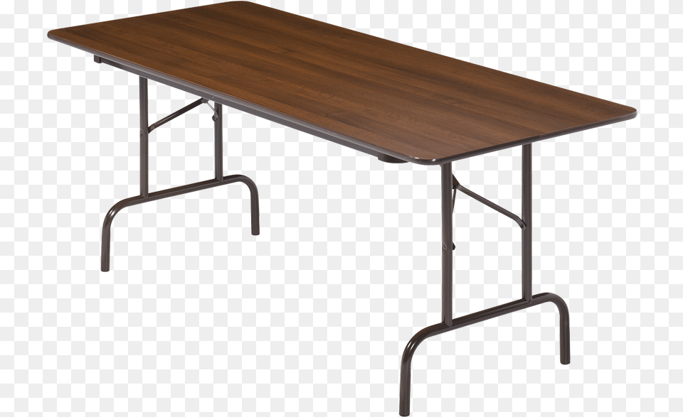 Global Folding Table 96quot X 30quot Walnut 6 Foot Table, Desk, Dining Table, Furniture, Coffee Table Png