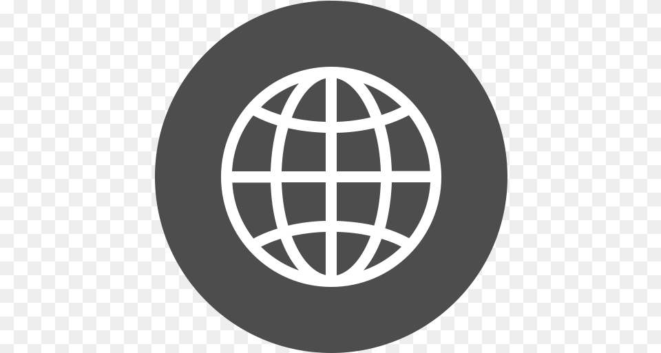 Global Globe International World Language Icon Black Background, Sphere Free Png