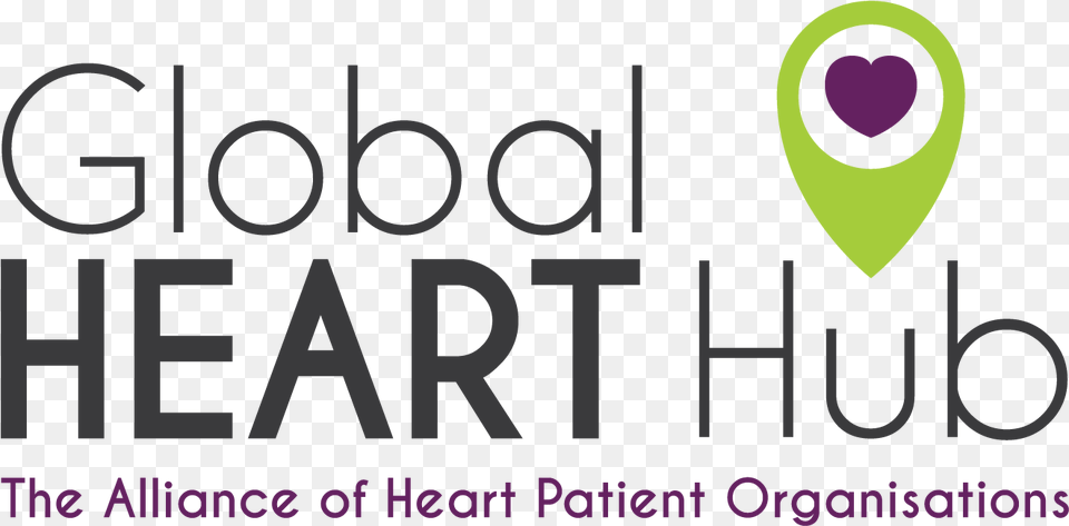 Global Heart Hub Heart, Purple, Logo Free Png Download