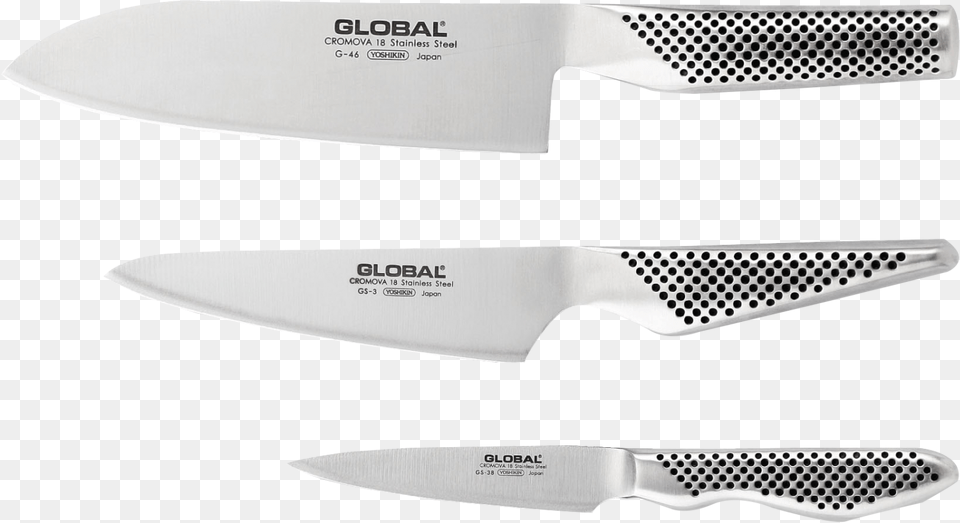 Global Knives Set Pris, Blade, Cutlery, Knife, Weapon Free Png Download