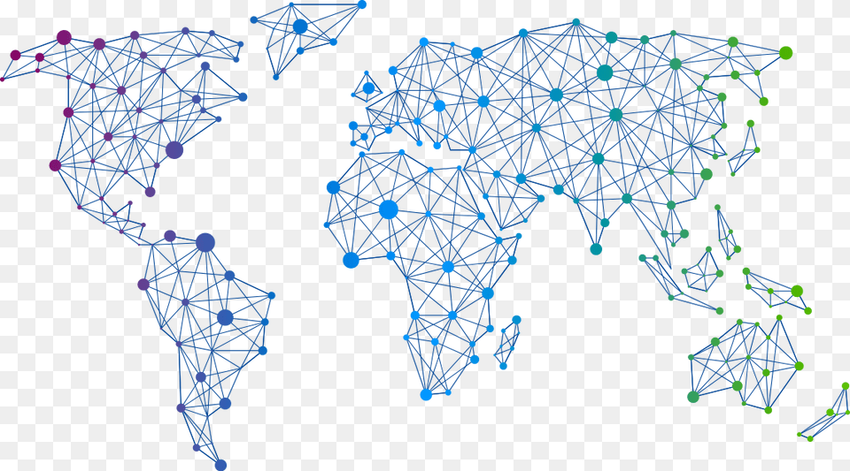 Global Logistics Fulfillment Map, Network Free Transparent Png