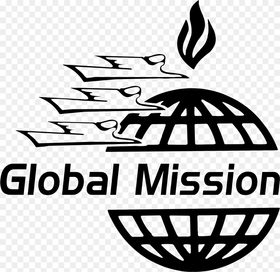 Global Mission Logo Bridge International College Nz, Gray Png