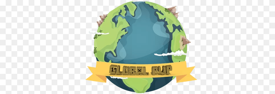 Global Pvp Minecraft Server Logos, Astronomy, Outer Space, Planet, Globe Png