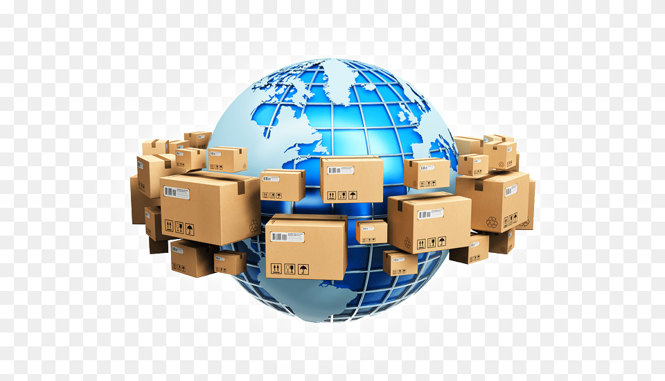 Global Shipping, Box, Cardboard, Carton, Package Free Png Download