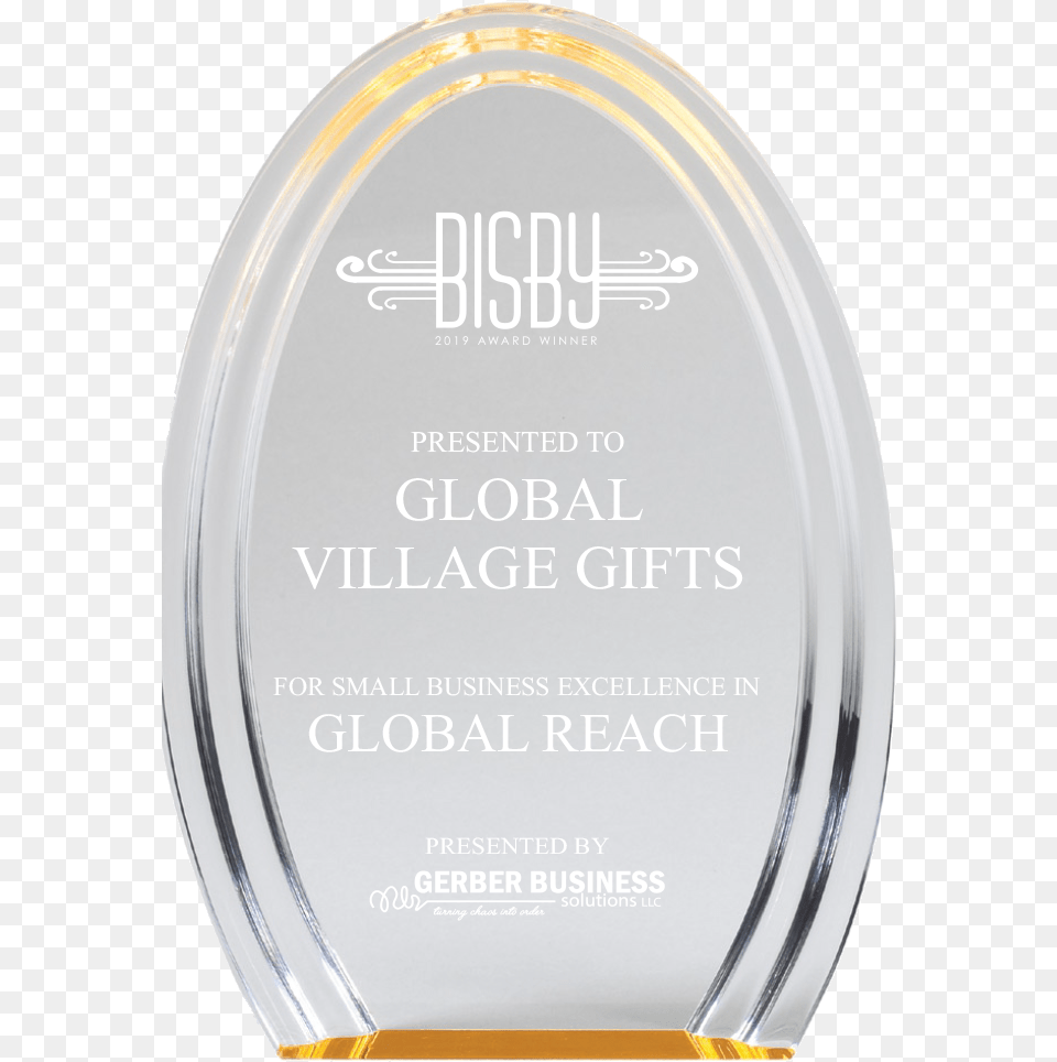 Global Village Gifts Trophy, Bottle, Cosmetics Free Png Download