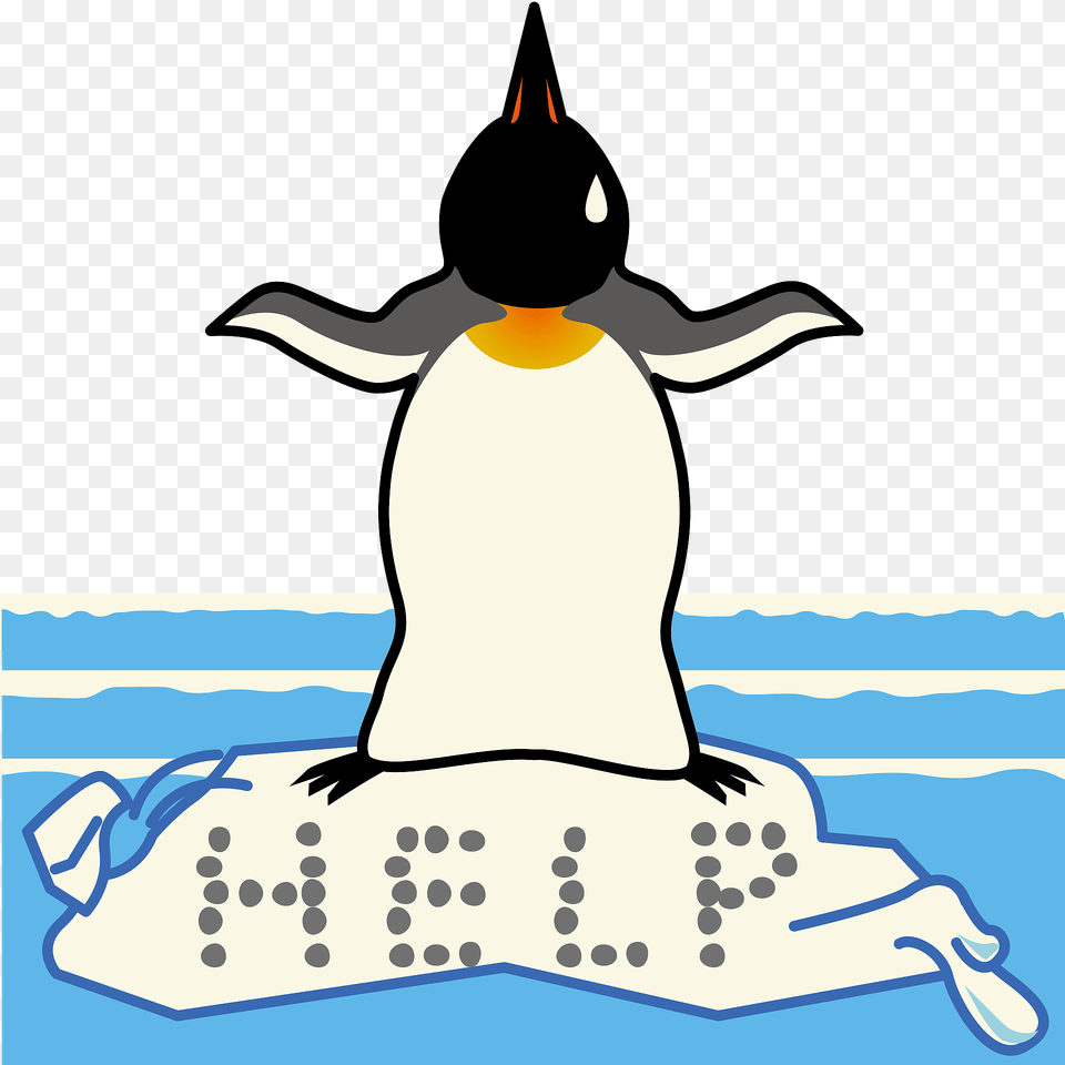 Global Warming Clipart, Animal, Bird, Penguin, King Penguin Free Png