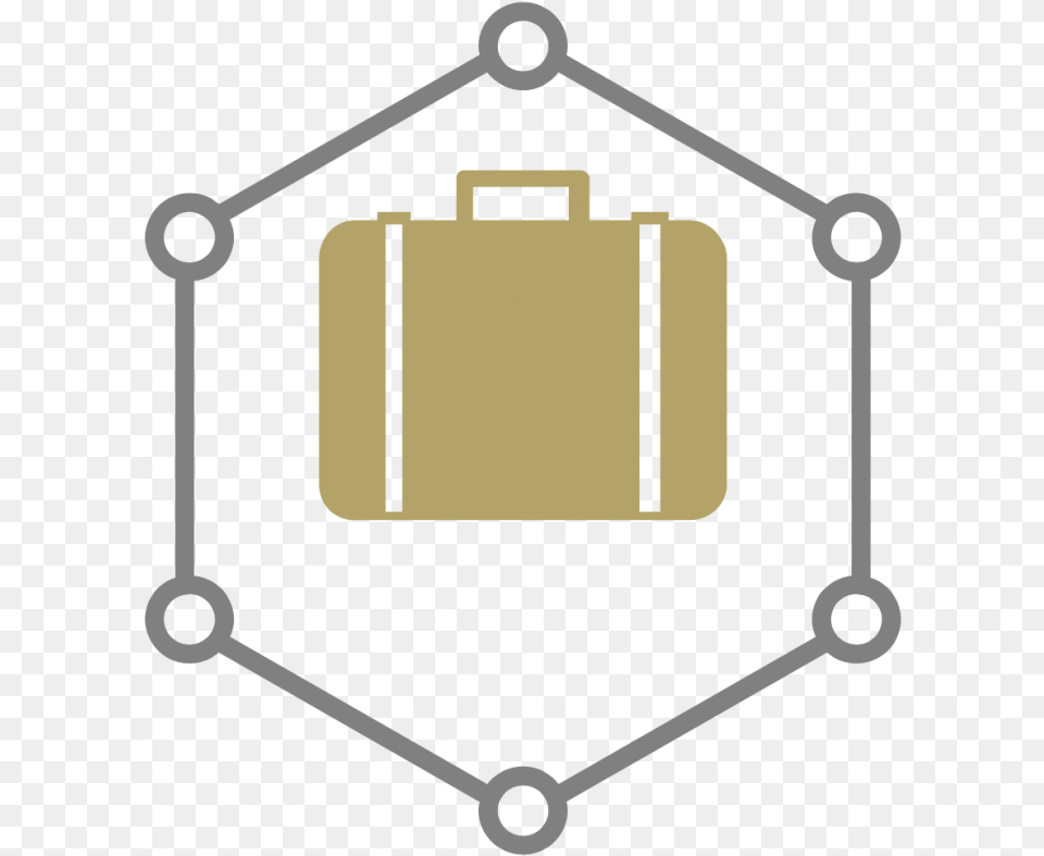 Globally Connected Icon, Bag, Briefcase Png