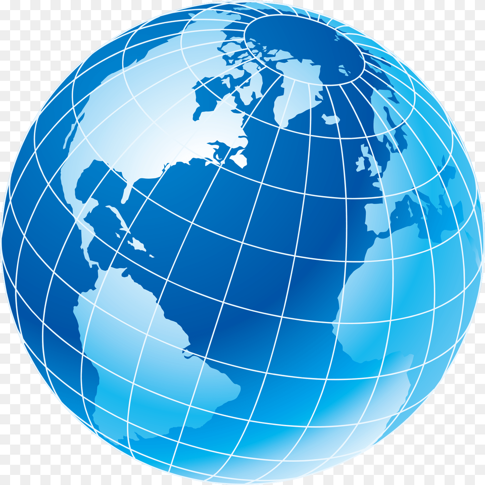 Globe Blue Vector, Astronomy, Outer Space, Planet, Sphere Free Transparent Png