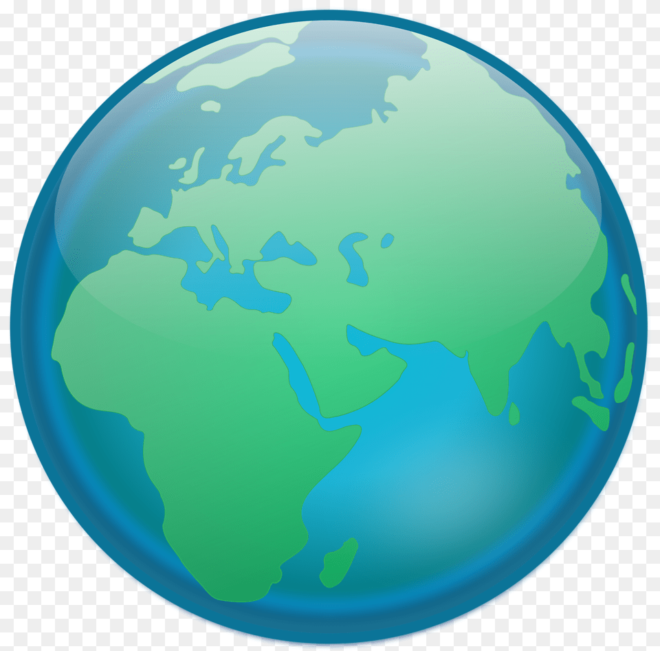 Globe Clip Art Cartoon Earth No Background, Astronomy, Outer Space, Planet, Plate Free Transparent Png