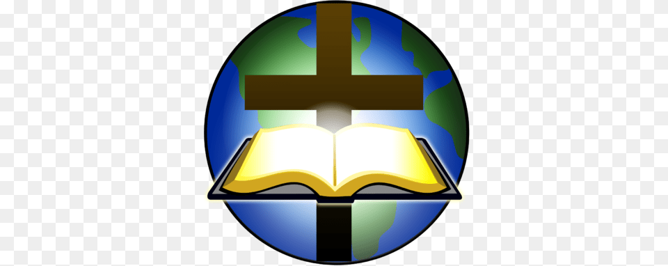 Globe Clipart Bible, Person, Reading, Cross, Symbol Png