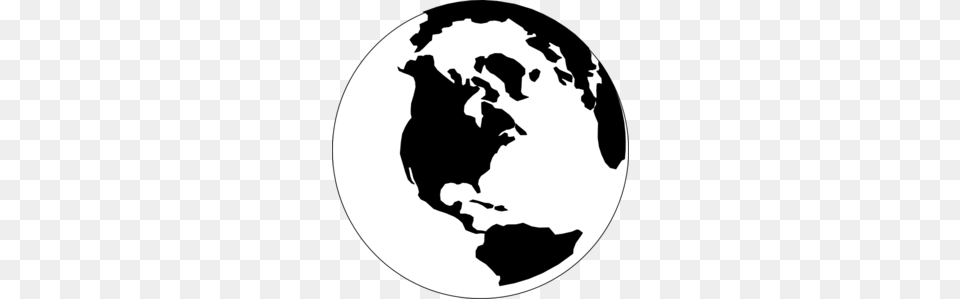 Globe Clipart Black And White, Astronomy, Planet, Outer Space, Animal Png