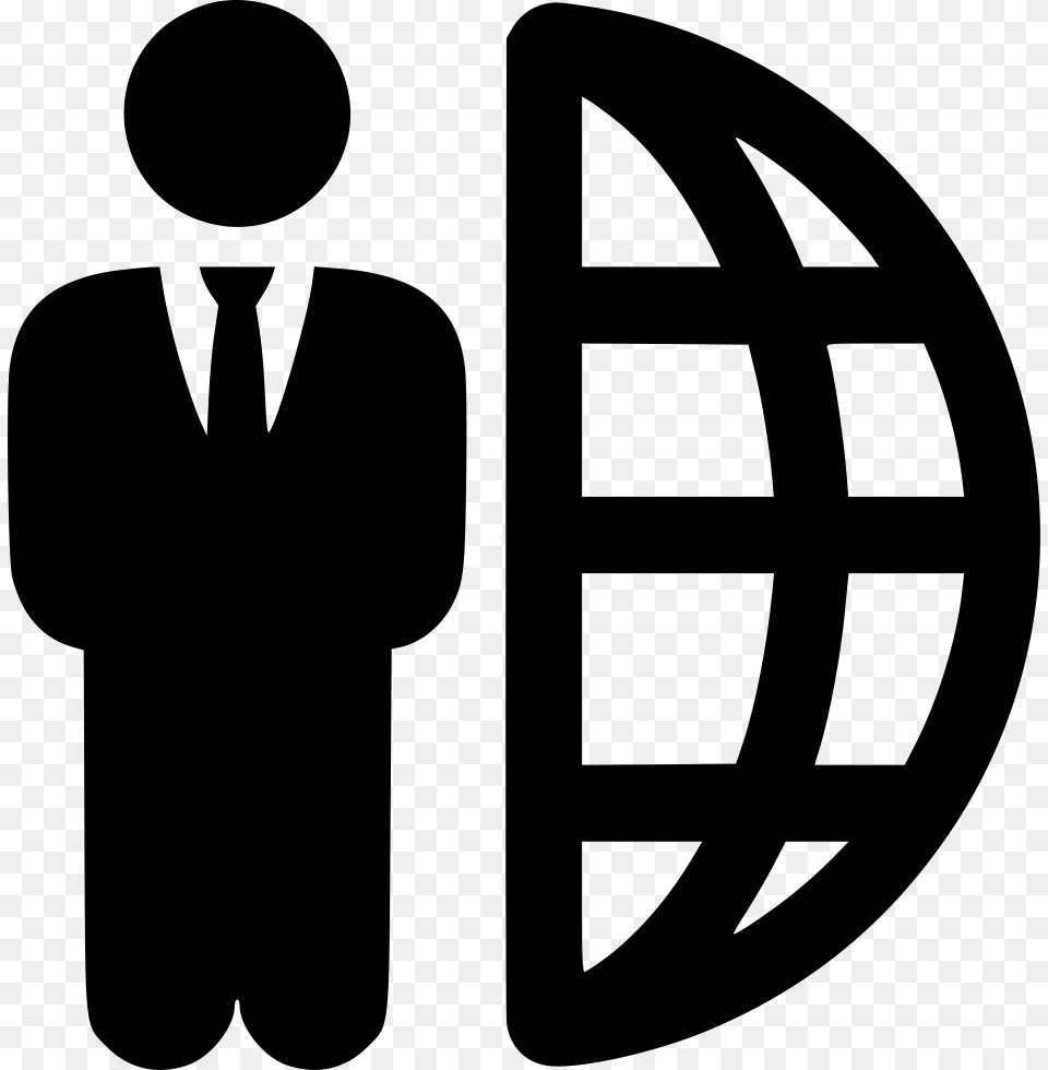 Globe Comments Icon, Stencil, Formal Wear, Clothing, Coat Free Png Download
