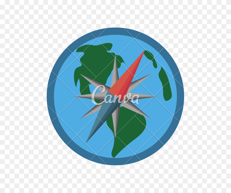Globe Earth Map Compass Navigation, Animal, Fish, Sea Life, Shark Png