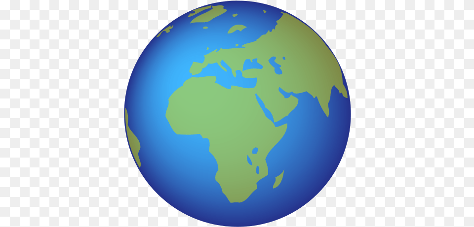 Globe Emoji Earth World Europe Background Emoji Earth, Astronomy, Outer Space, Planet, Disk Png Image