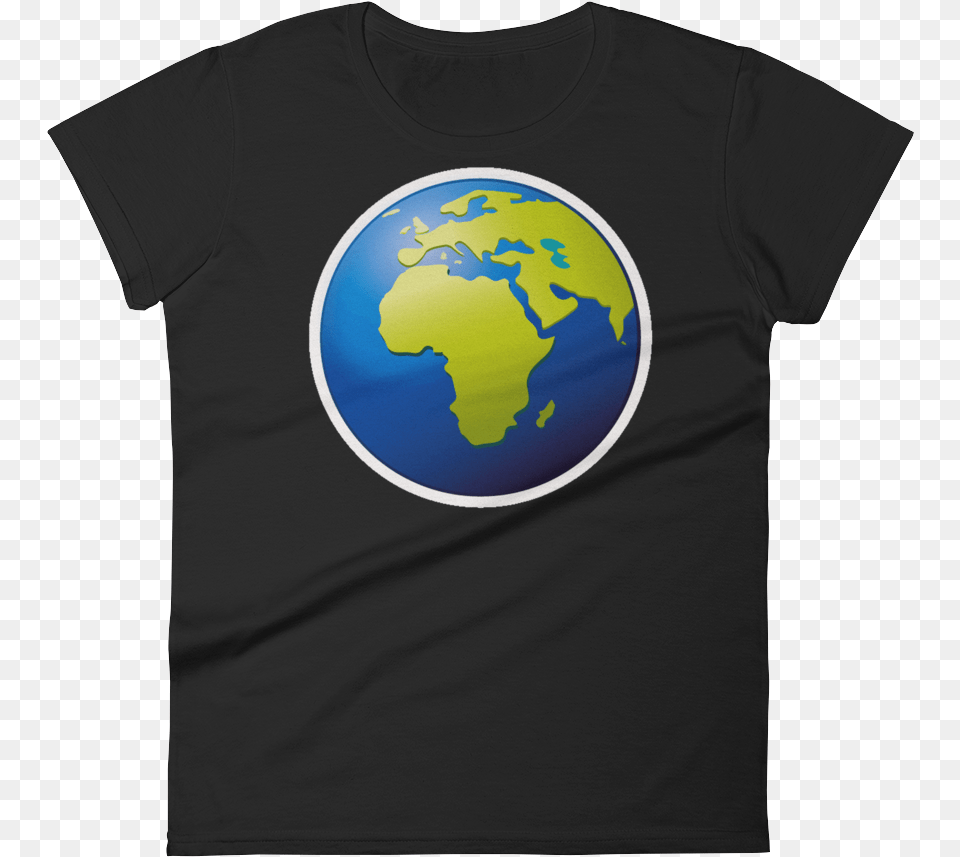Globe Emoji T Shirt, Clothing, T-shirt, Astronomy, Outer Space Png