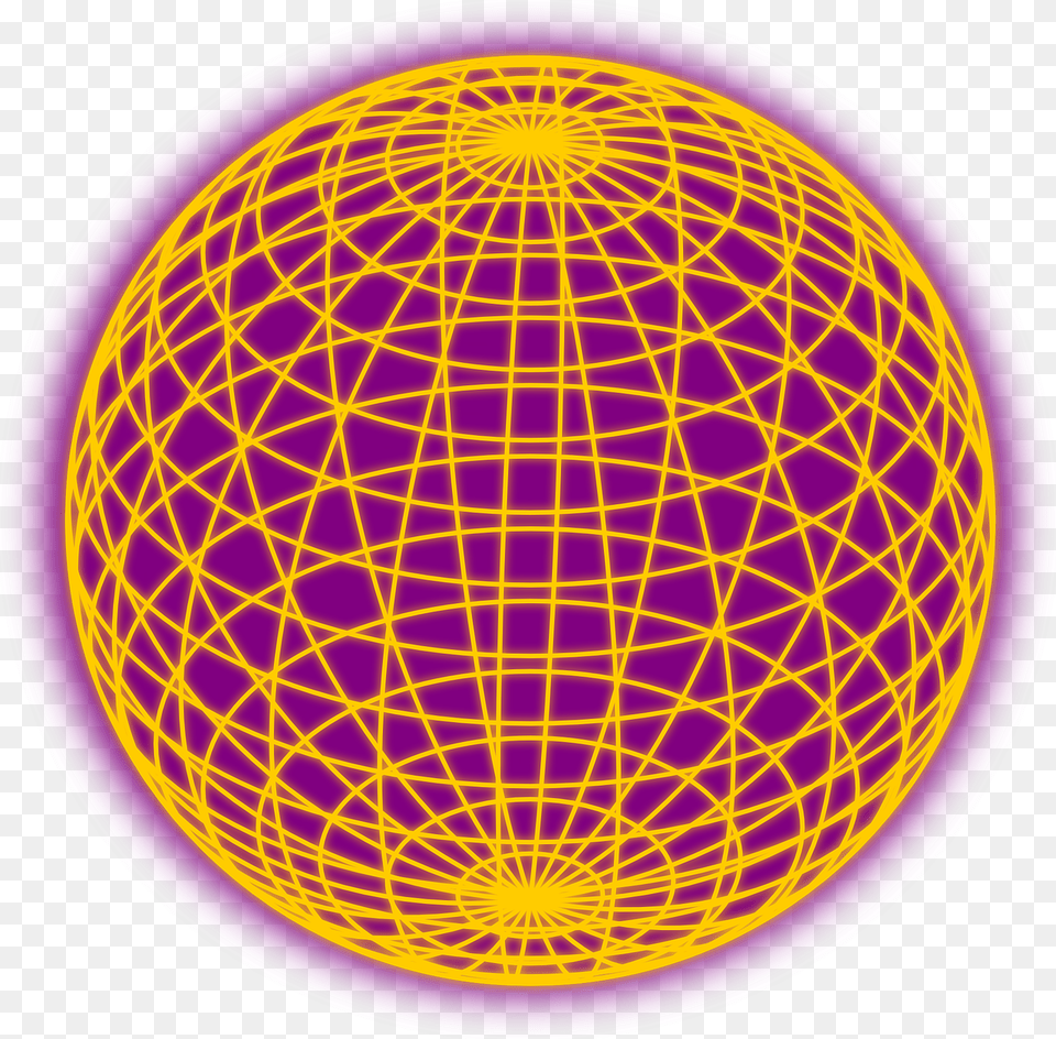 Globe Framework Red Picture Globe In Purple And Orange, Sphere Png Image