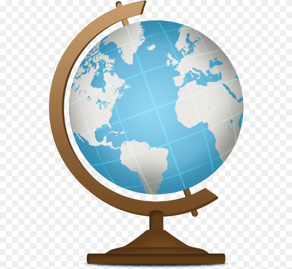 Globe Geography Clipart Computer Icons Clip Art Globe On A Stand Vector, Astronomy, Outer Space, Planet, Disk Free Png Download