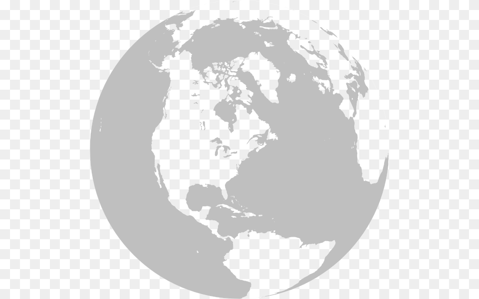 Globe Grey And White, Astronomy, Outer Space, Planet, Face Png