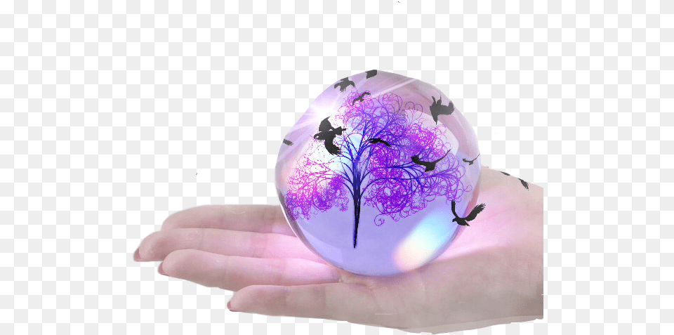 Globe Hand Glassball Ball Sticker By Sleeps Mum Paperweight, Sphere, Crystal, Accessories, Baby Png