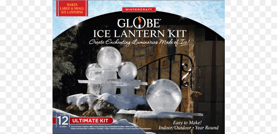 Globe Ice Latern Kit, Advertisement, Poster, Nature, Outdoors Png