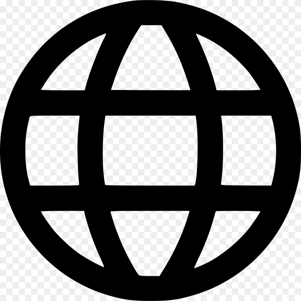 Globe Internet Browser Web Website Global Transparent Background Website Logo, Cross, Symbol, Sphere Png Image