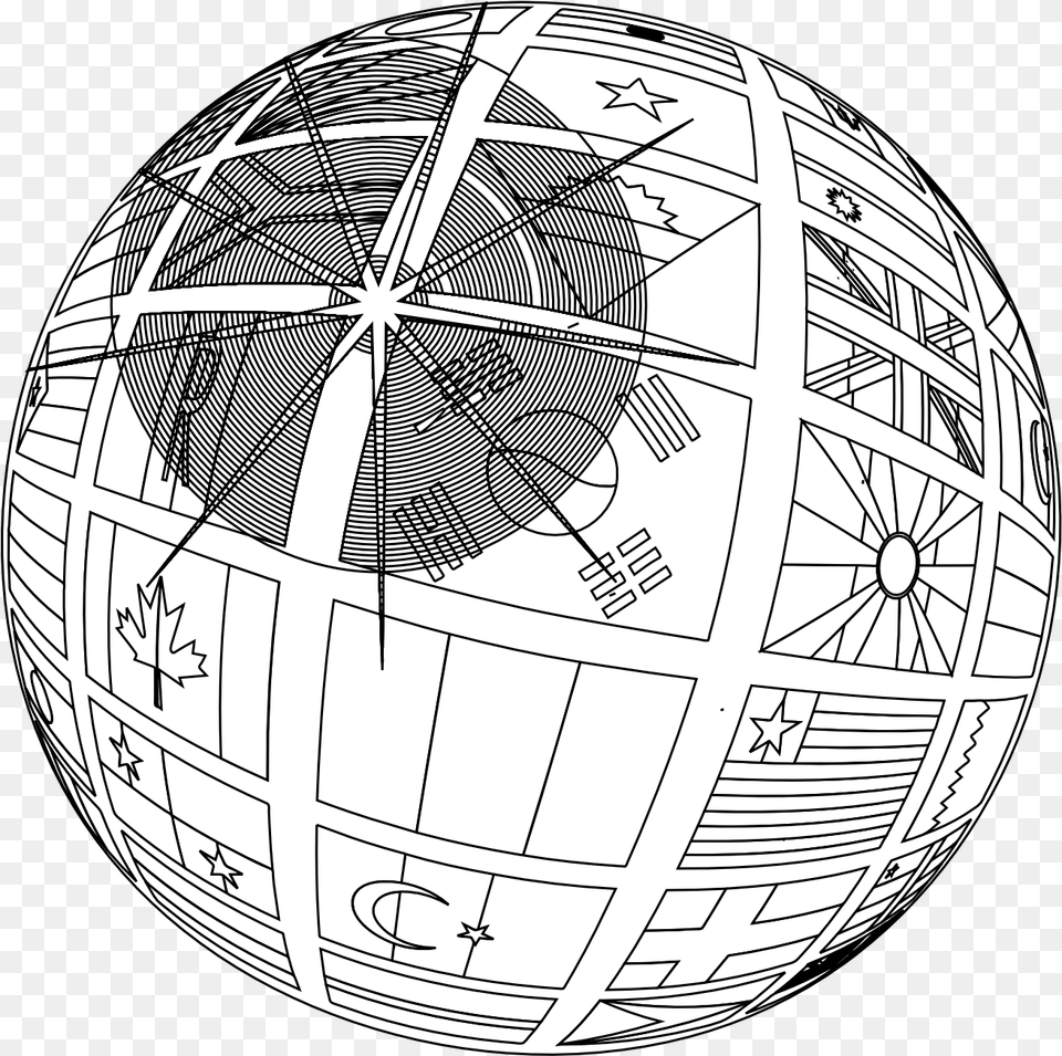 Globe Line Art Clip Clip Art, Sphere, Astronomy, Outer Space, Planet Free Png Download