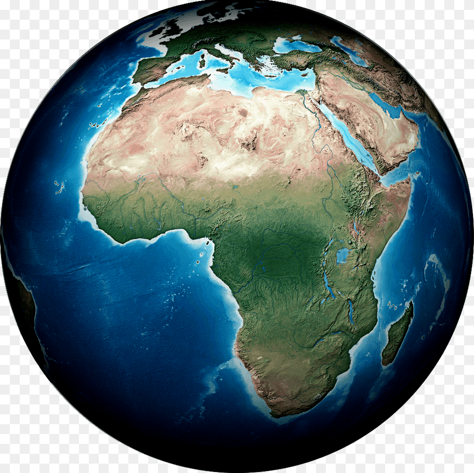 Globe Map Of Africa, Astronomy, Earth, Outer Space, Planet Free Transparent Png