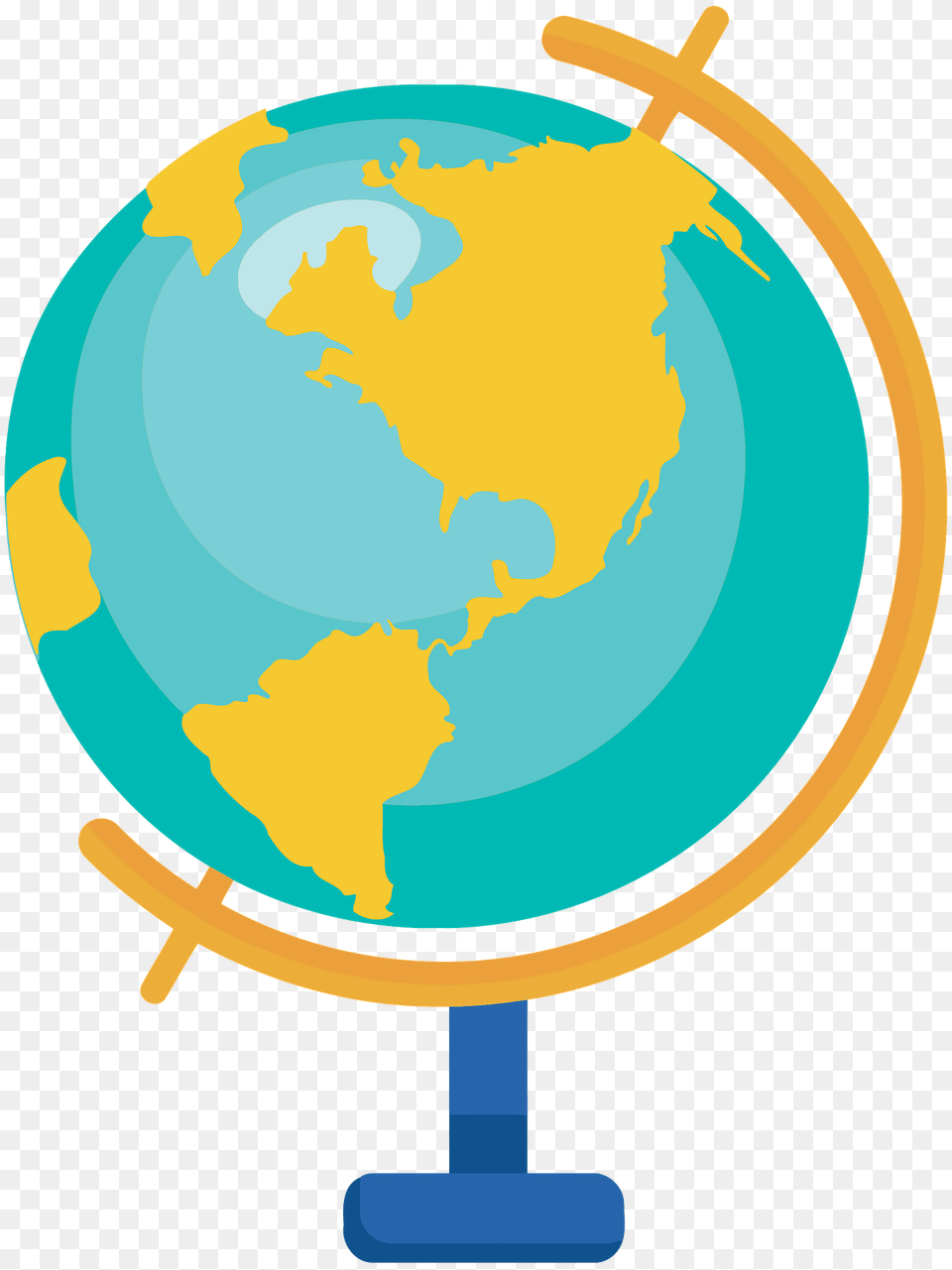 Globe On A Stand Clipart, Astronomy, Outer Space, Planet, Face Free Png Download