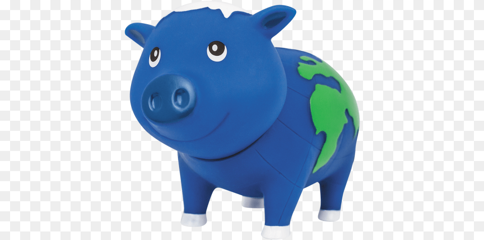 Globe Piggy Bank Biggys Design By Lilalu Animal Figure, Piggy Bank, Mammal, Pig Png