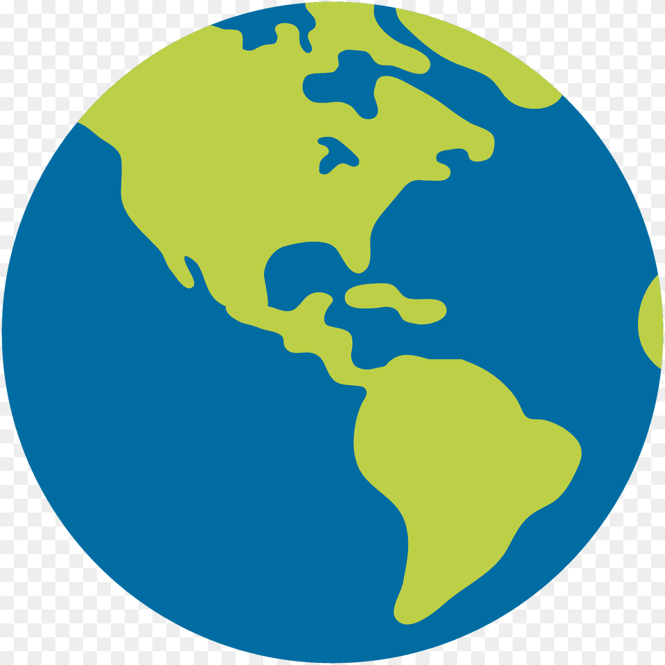 Globe Showing Americas Emoji Clipart, Astronomy, Outer Space, Planet Png