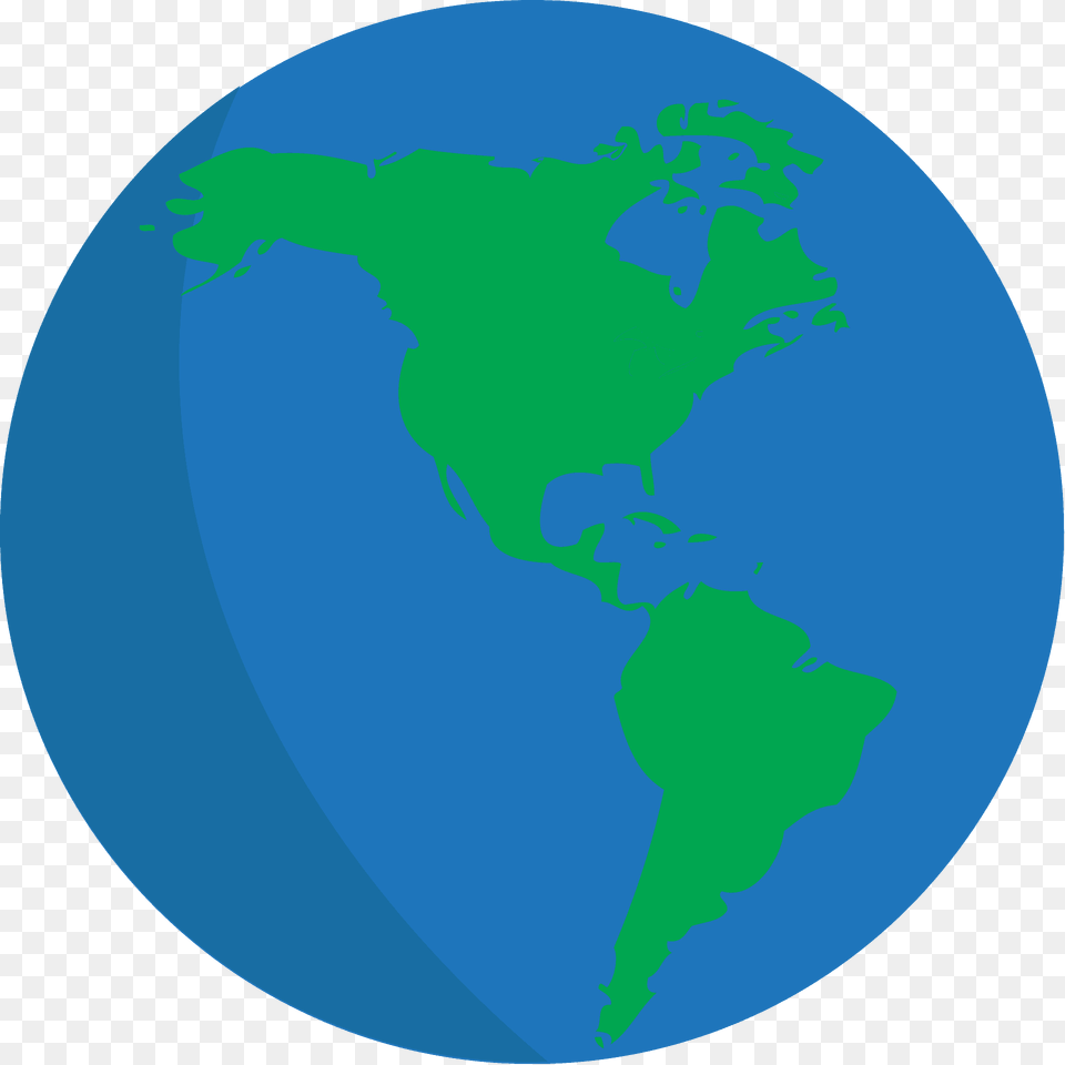 Globe Showing Americas Emoji Clipart, Astronomy, Outer Space, Planet Png