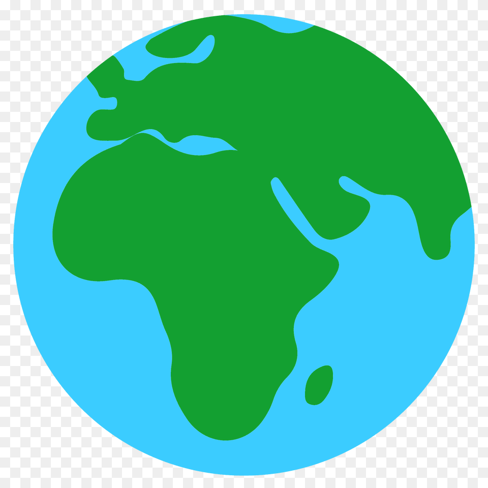 Globe Showing Europe Africa Emoji Clipart, Astronomy, Outer Space, Planet, Earth Free Transparent Png