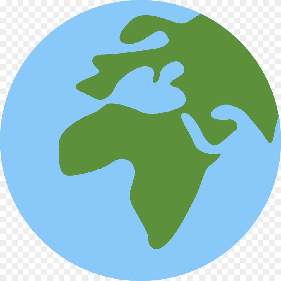Globe Showing Europe Africa Emoji Clipart, Astronomy, Outer Space, Planet Free Transparent Png