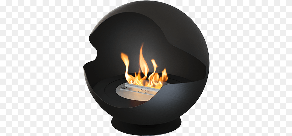 Globe Svart Standard Med Gjutjrnsprr Fristende Eldstad Fireplace, Fire, Flame, Indoors, Disk Free Png Download