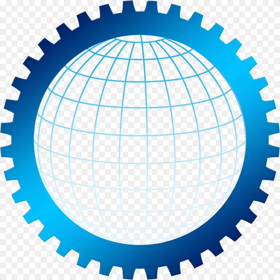 Globe With Gears, Sphere, Astronomy, Outer Space, Planet Free Png