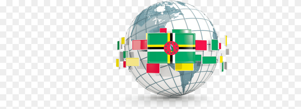 Globe With Line Of Flags British Flag On A Globe, Sphere, Astronomy, Outer Space Png Image