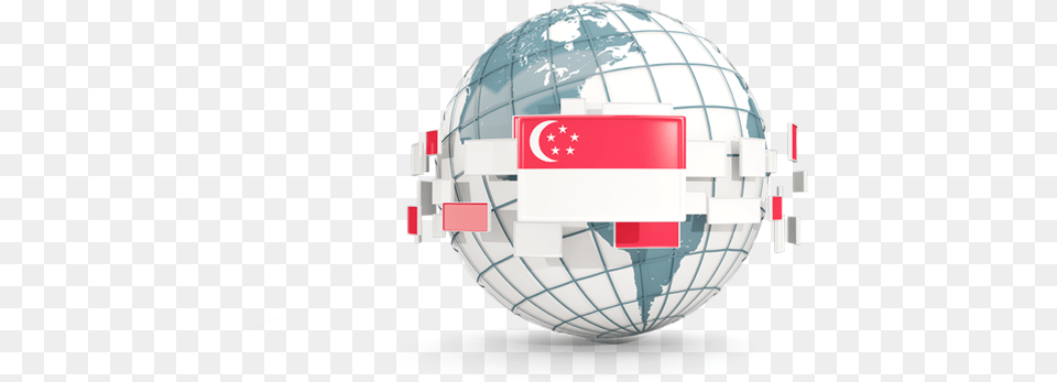 Globe With Line Of Flags Globe Flags Of The World Philippines, Sphere, Astronomy, Outer Space, Clothing Free Transparent Png