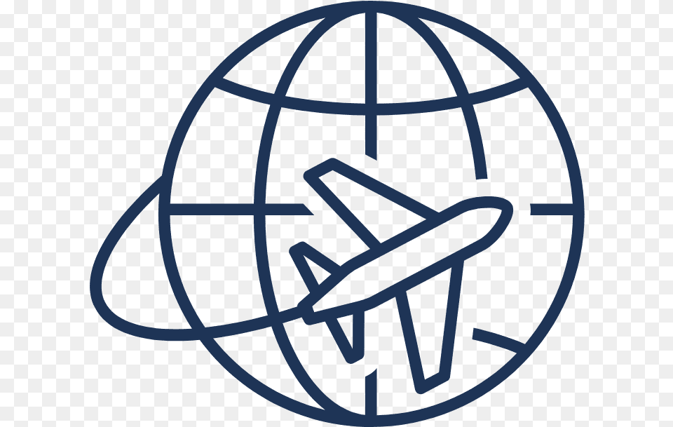 Globe With Marker Icon Transparent Cartoons Plane And Globe Icon, Astronomy, Outer Space, Ammunition, Grenade Png Image